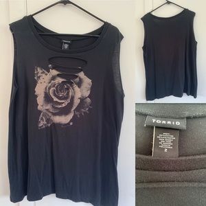 Torrid ripped muscle tank